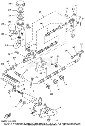 REAR MASTER CYLINDER