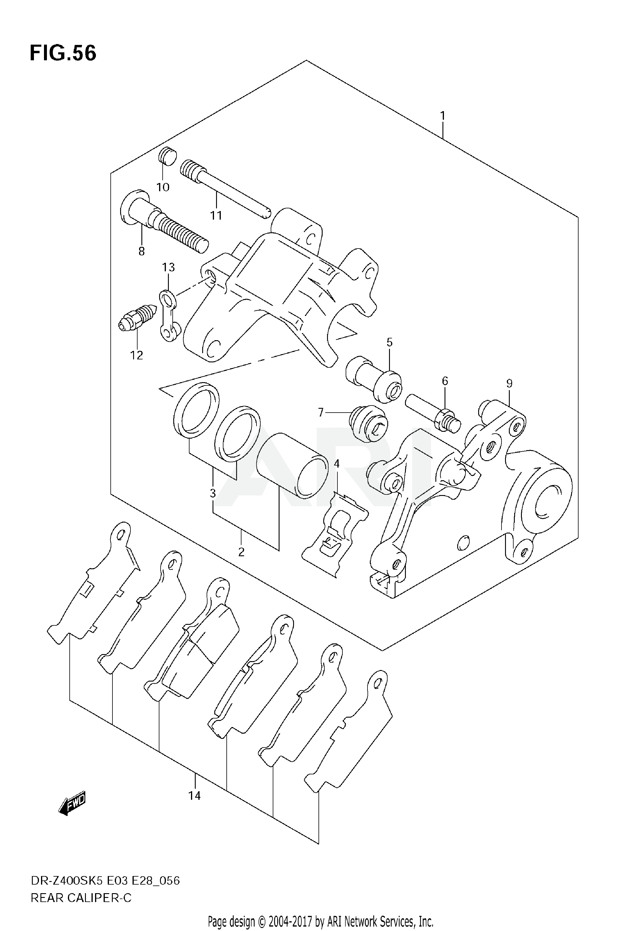 REAR CALIPER