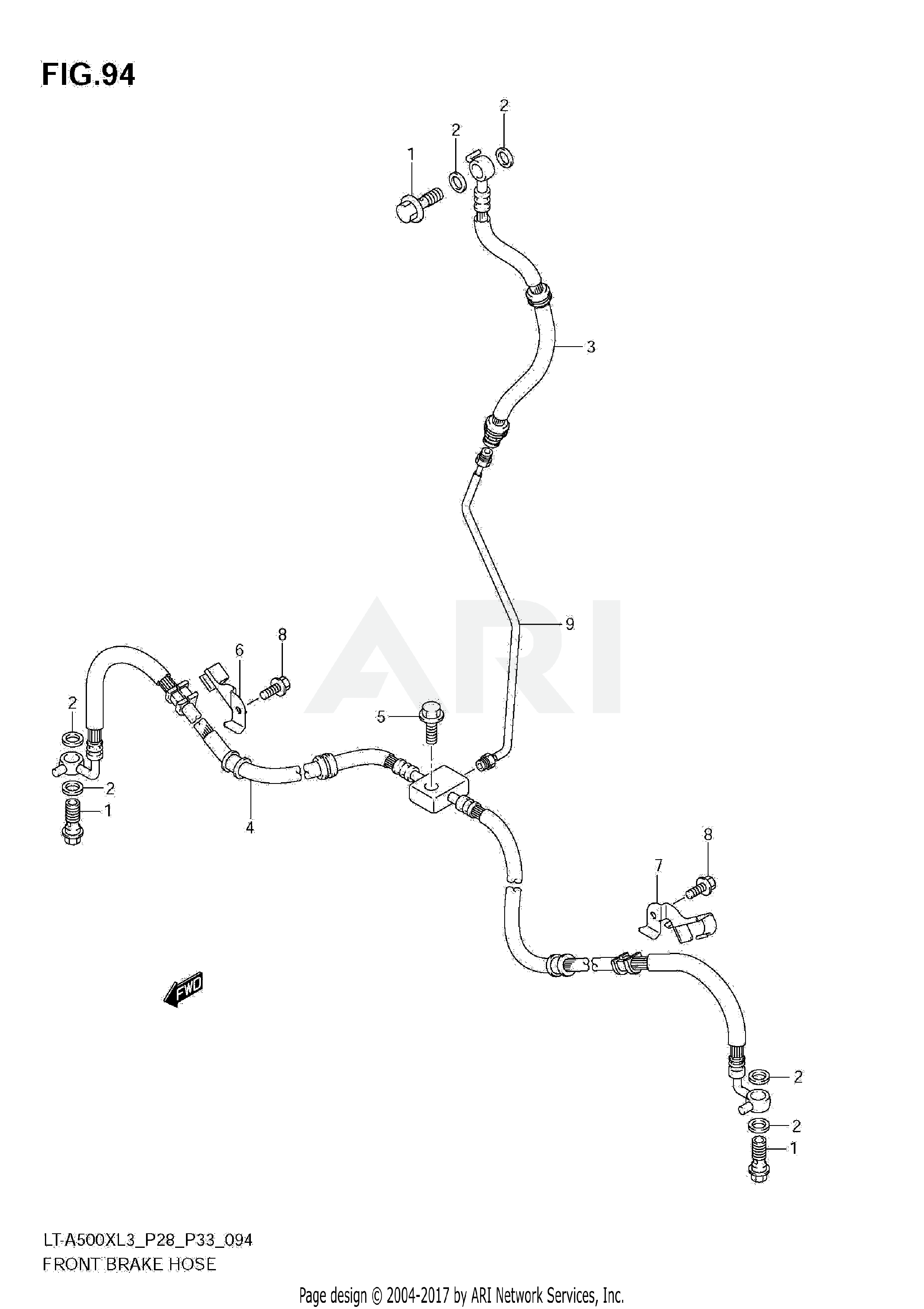 FRONT BRAKE HOSE