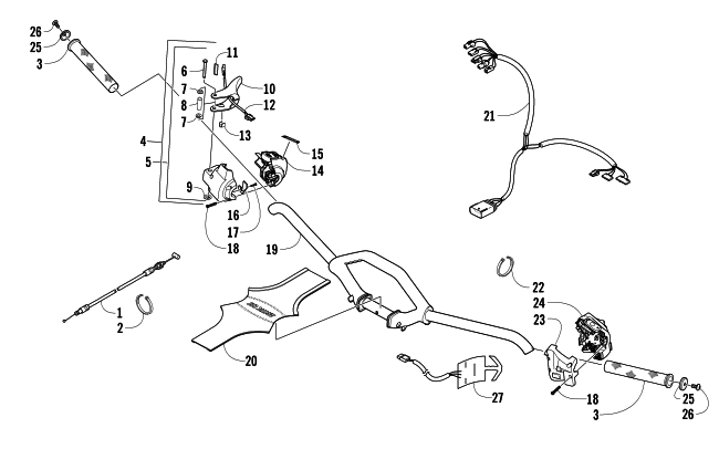 HANDLEBAR AND CONTROLS