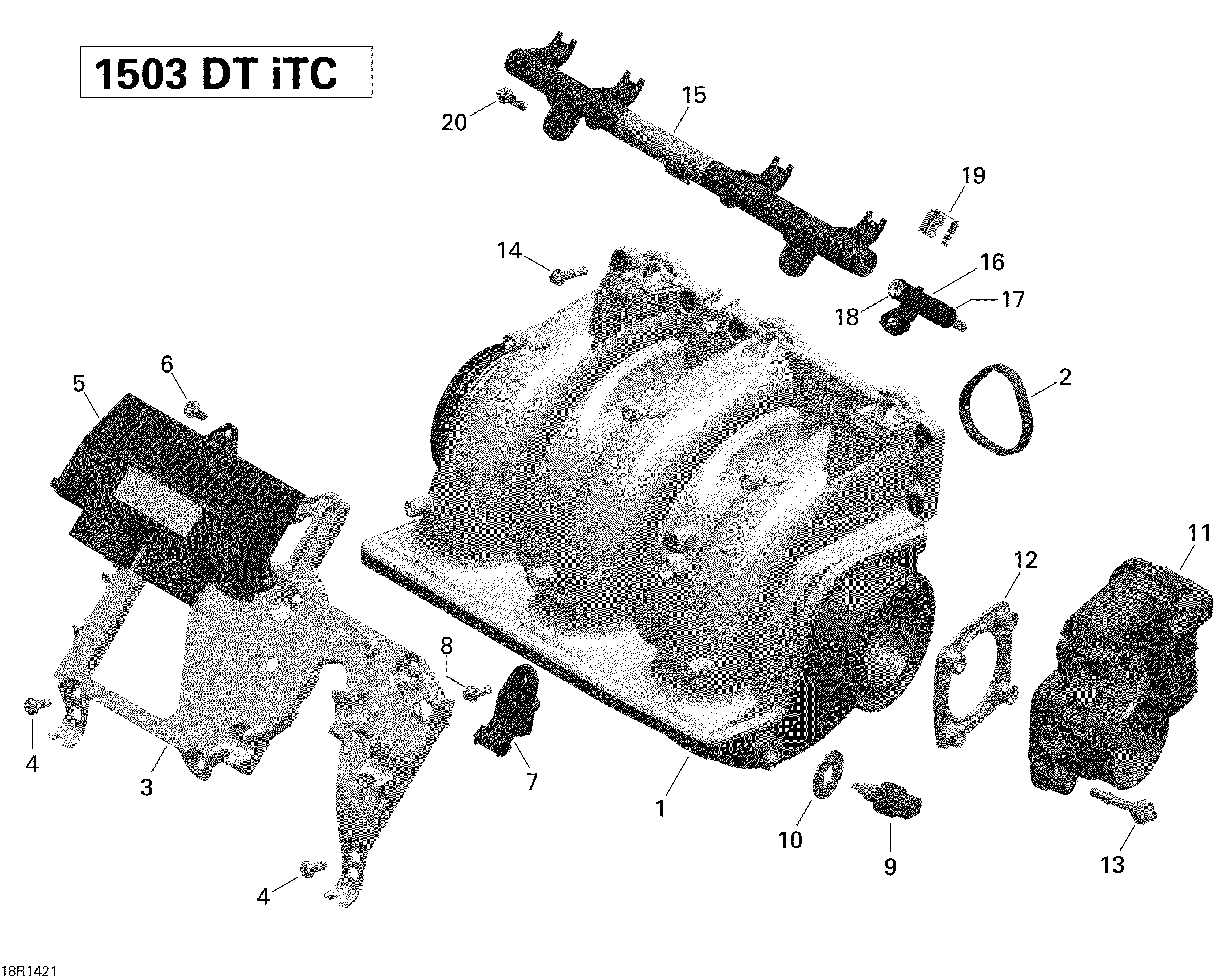 Air Intake Manifold And Throttle Body