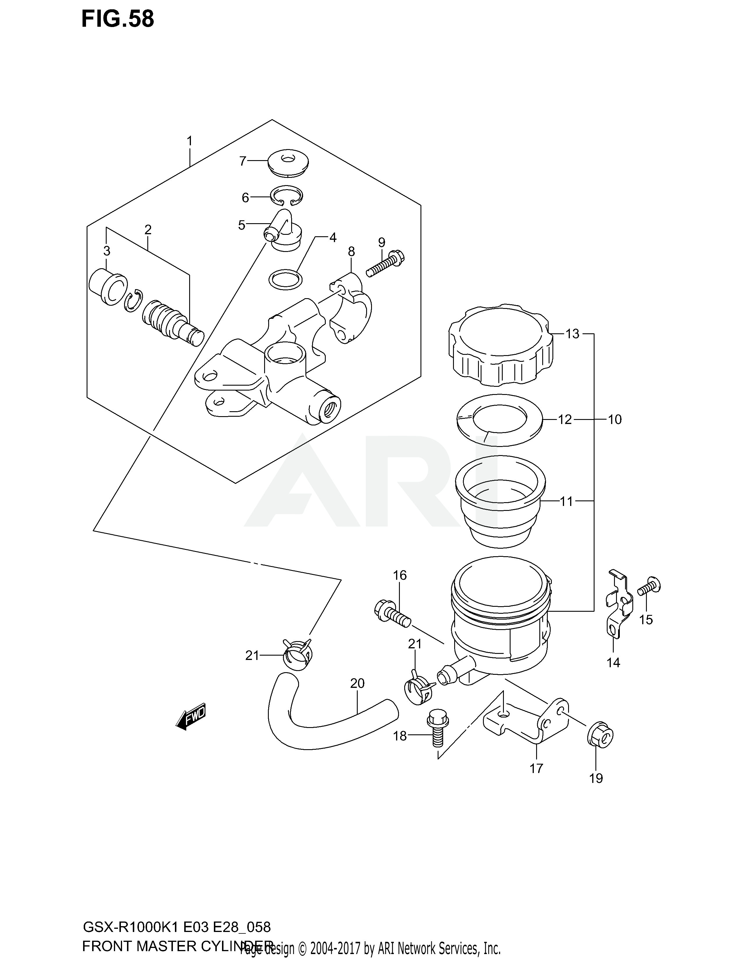 FRONT MASTER CYLINDER