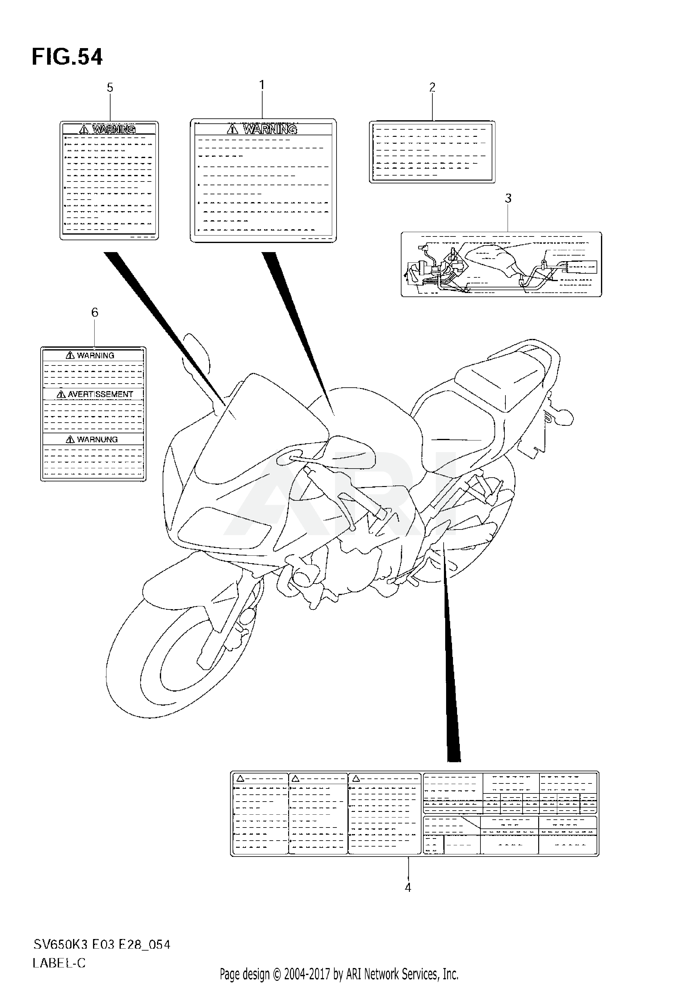 LABEL (MODEL K3/K4/K5/K6)