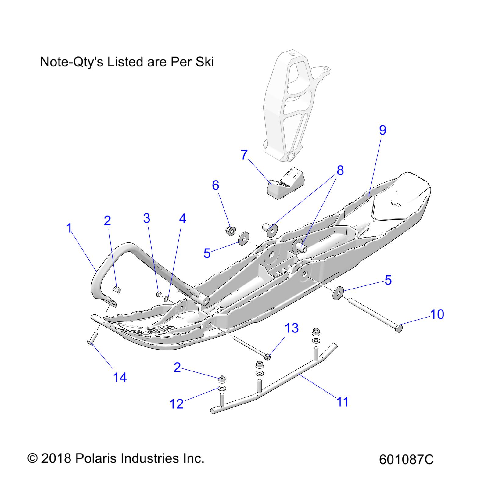 STEERING, SKI ASM. - S20CEA5BSL (601087C)