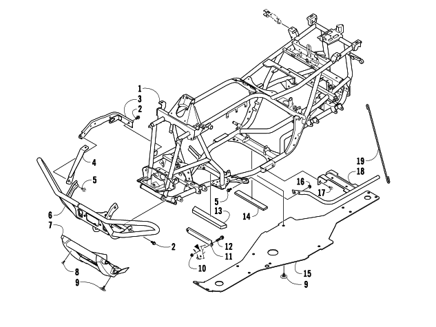 FRAME AND RELATED PARTS