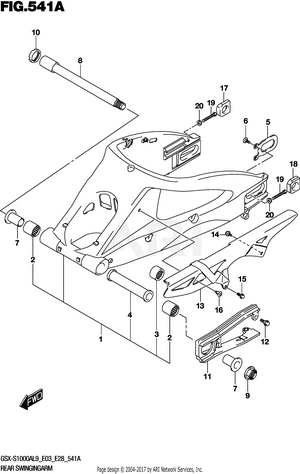 REAR SWINGINGARM