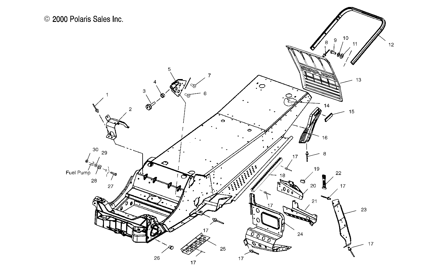 CHASSIS - S01NP6ES (4961536153A003)