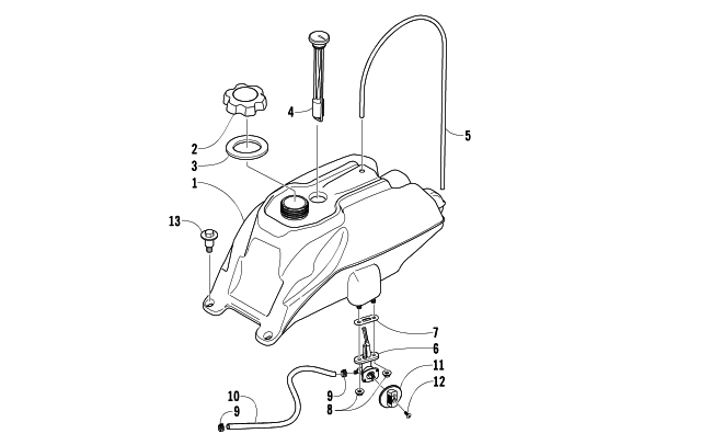 GAS TANK ASSEMBLY