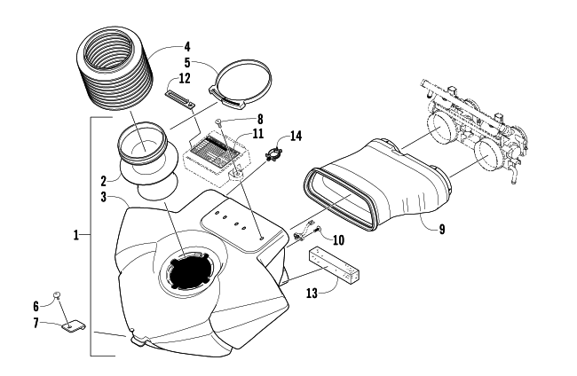 AIR SILENCER ASSEMBLY