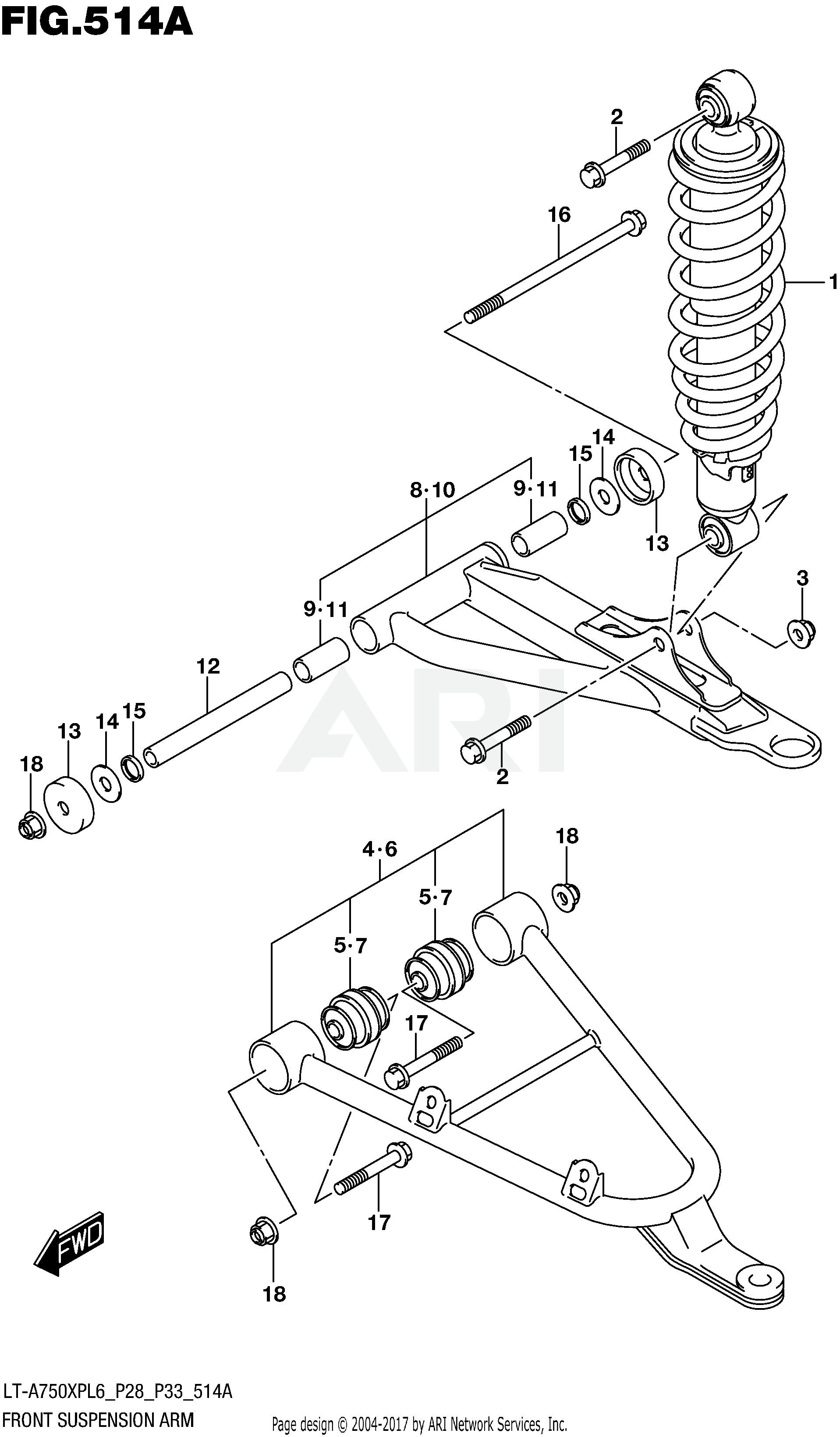 FRONT SUSPENSION ARM