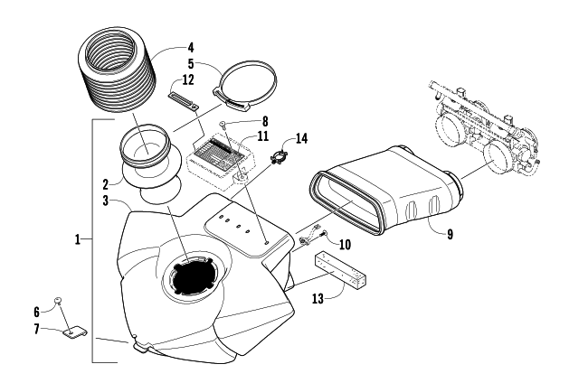 AIR SILENCER ASSEMBLY