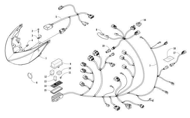 HEADLIGHT AND WIRING ASSEMBLIES