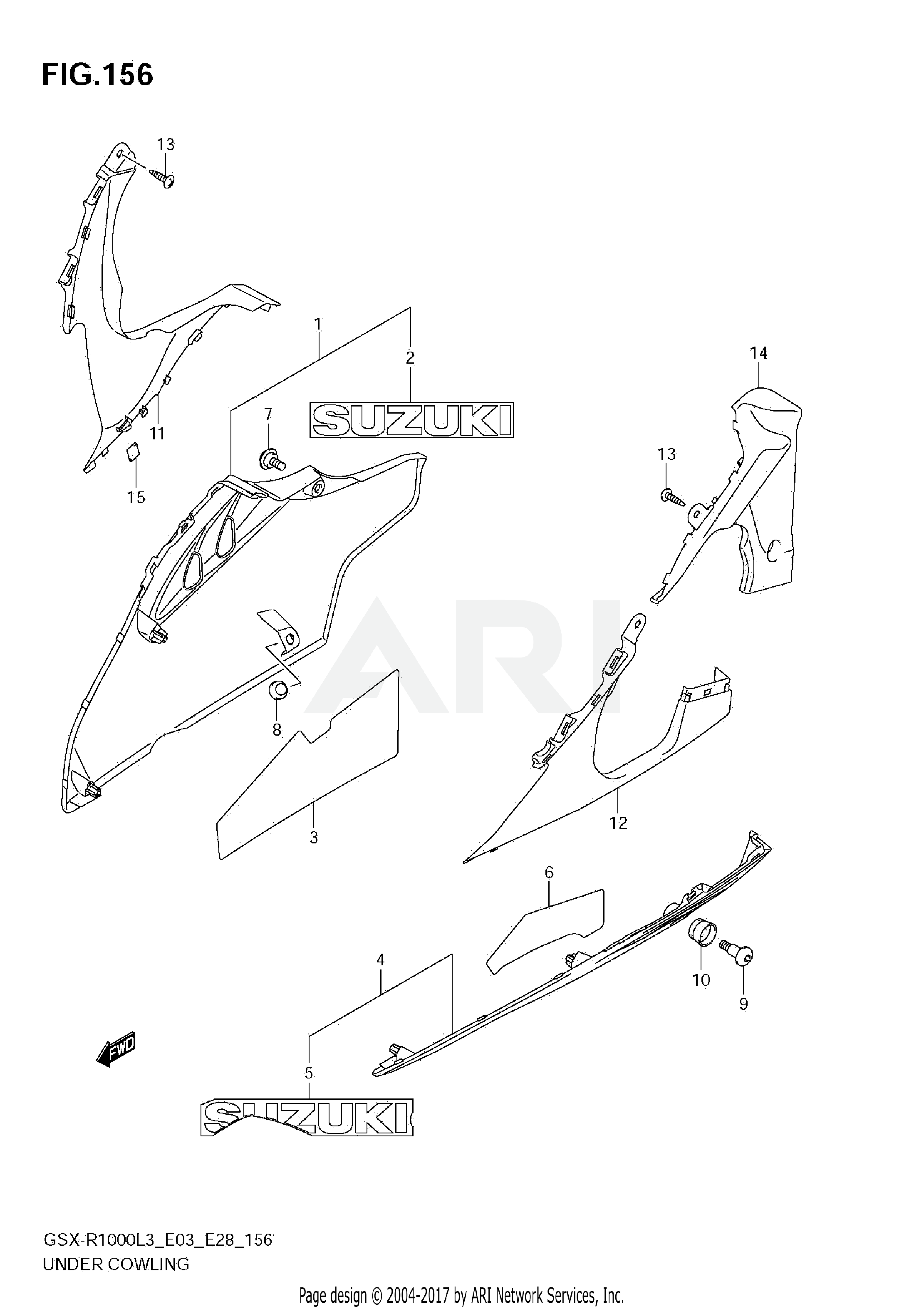 UNDER COWLING (GSX-R1000L3 E28)