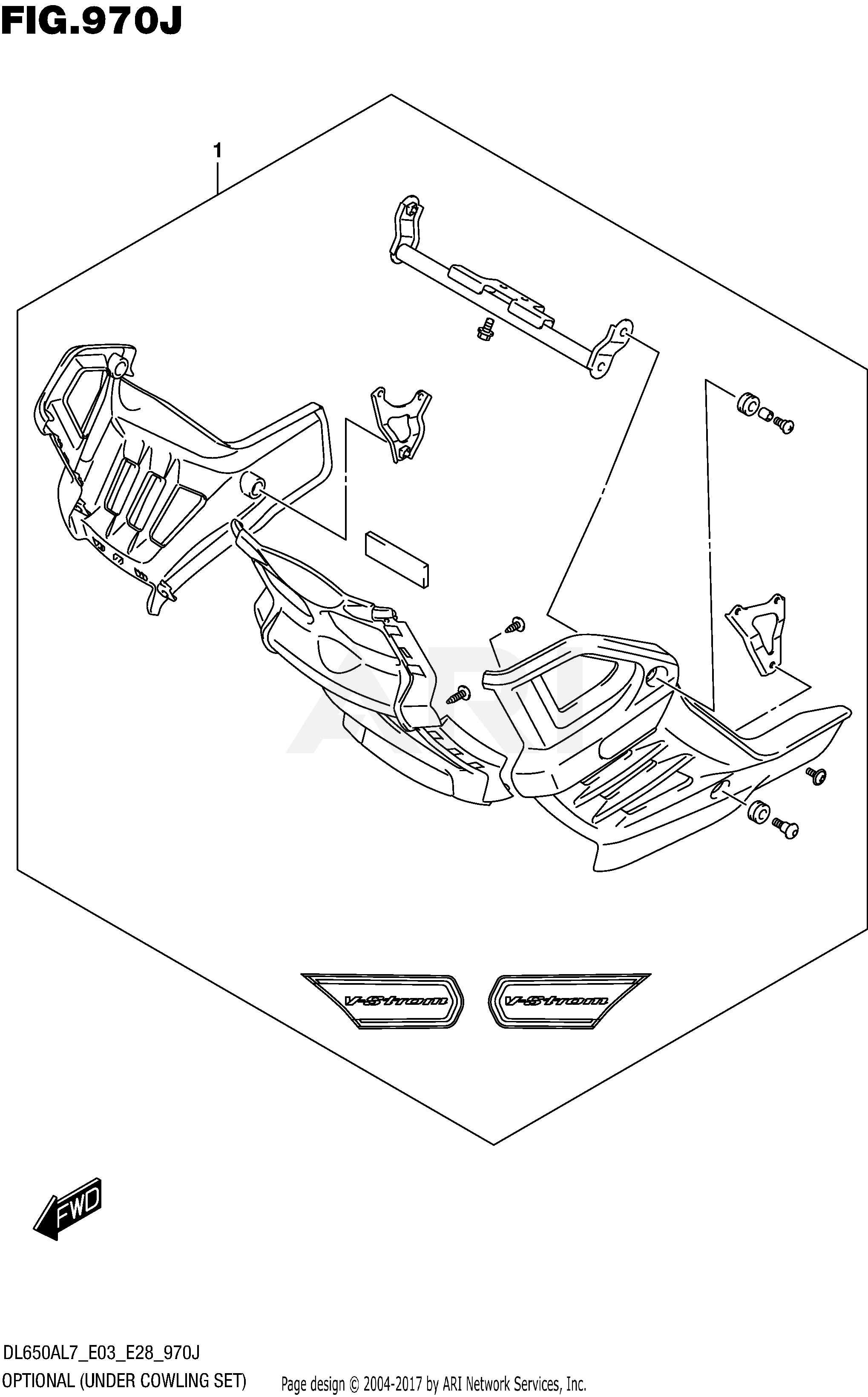 OPTIONAL (UNDER COWLING SET) (DL650AL7 E33)