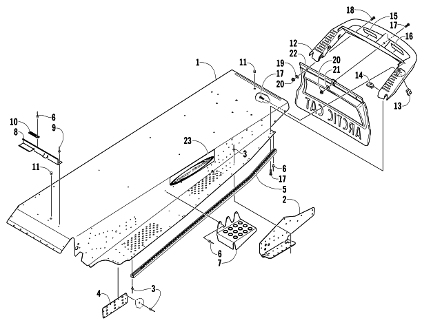 TUNNEL AND REAR BUMPER