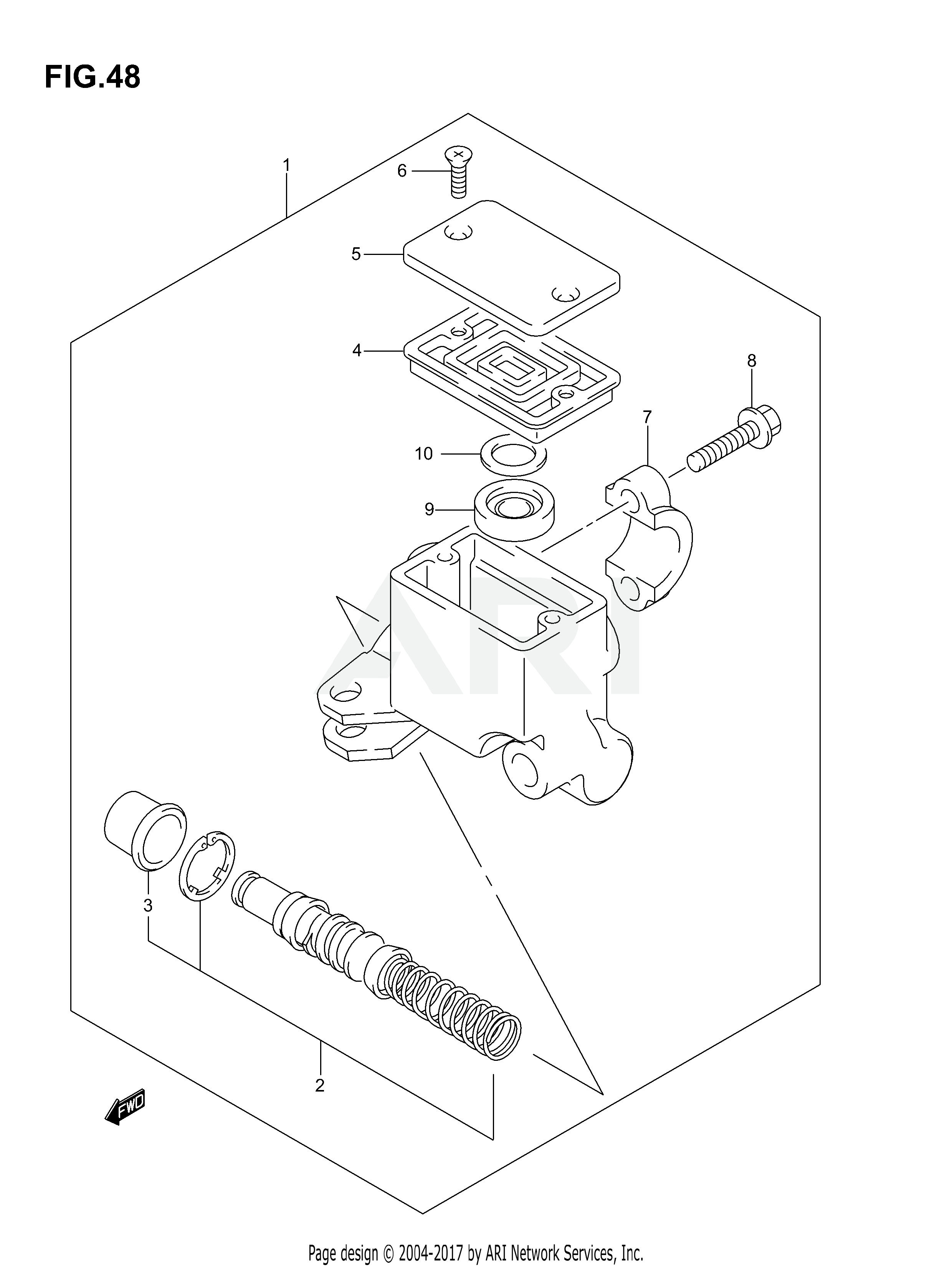 FRONT MASTER CYLINDER