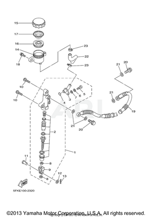 REAR MASTER CYLINDER