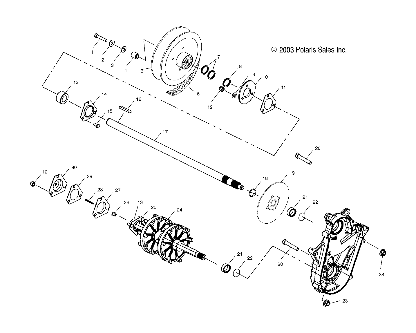 DRIVE TRAIN - S04NT3AS/AE (4988718871C02)