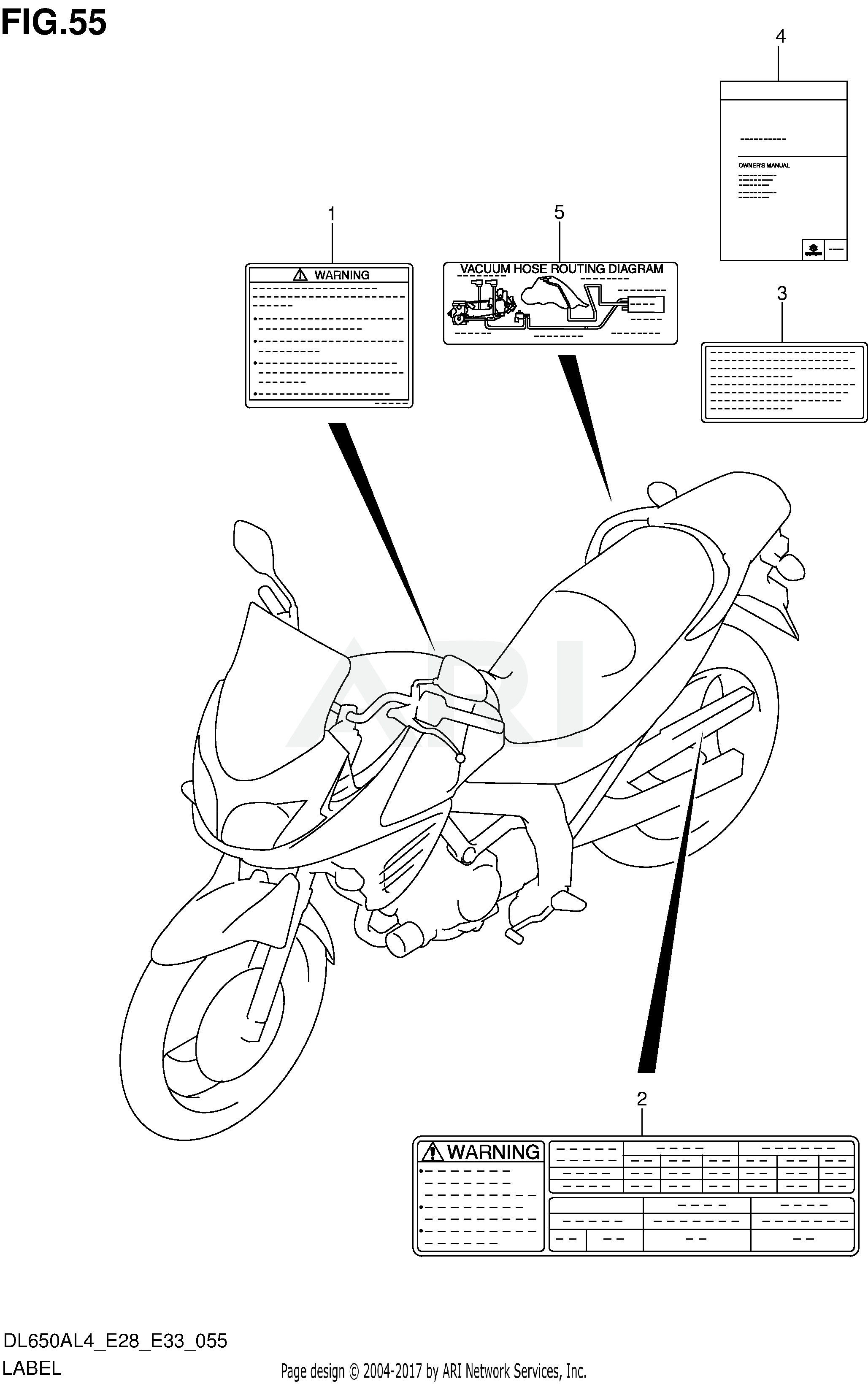 LABEL (DL650AL4 E33)