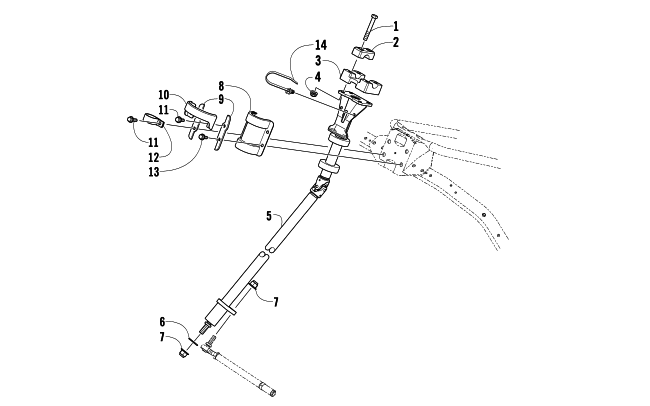 STEERING POST ASSEMBLY