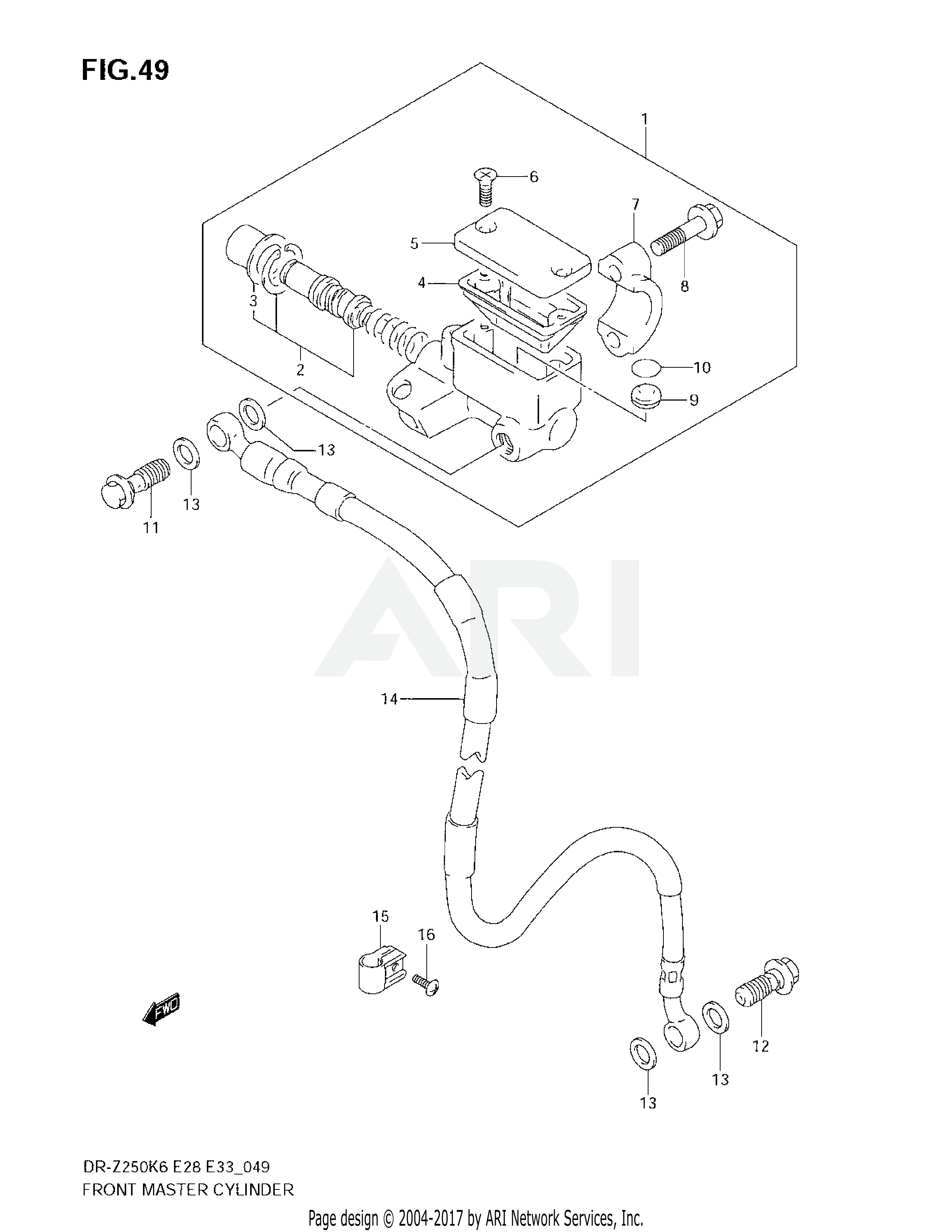 FRONT MASTER CYLINDER