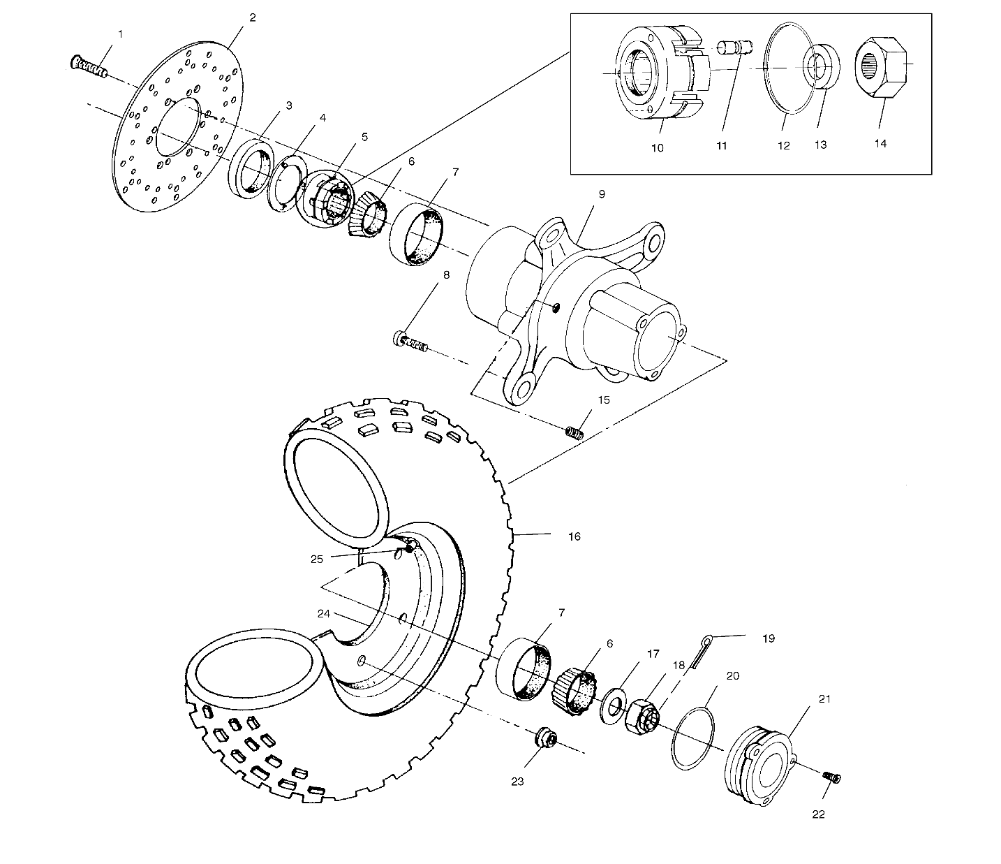 FRONT WHEEL - A02CH42AA (4968536853B09)