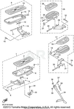 STAND FOOTREST