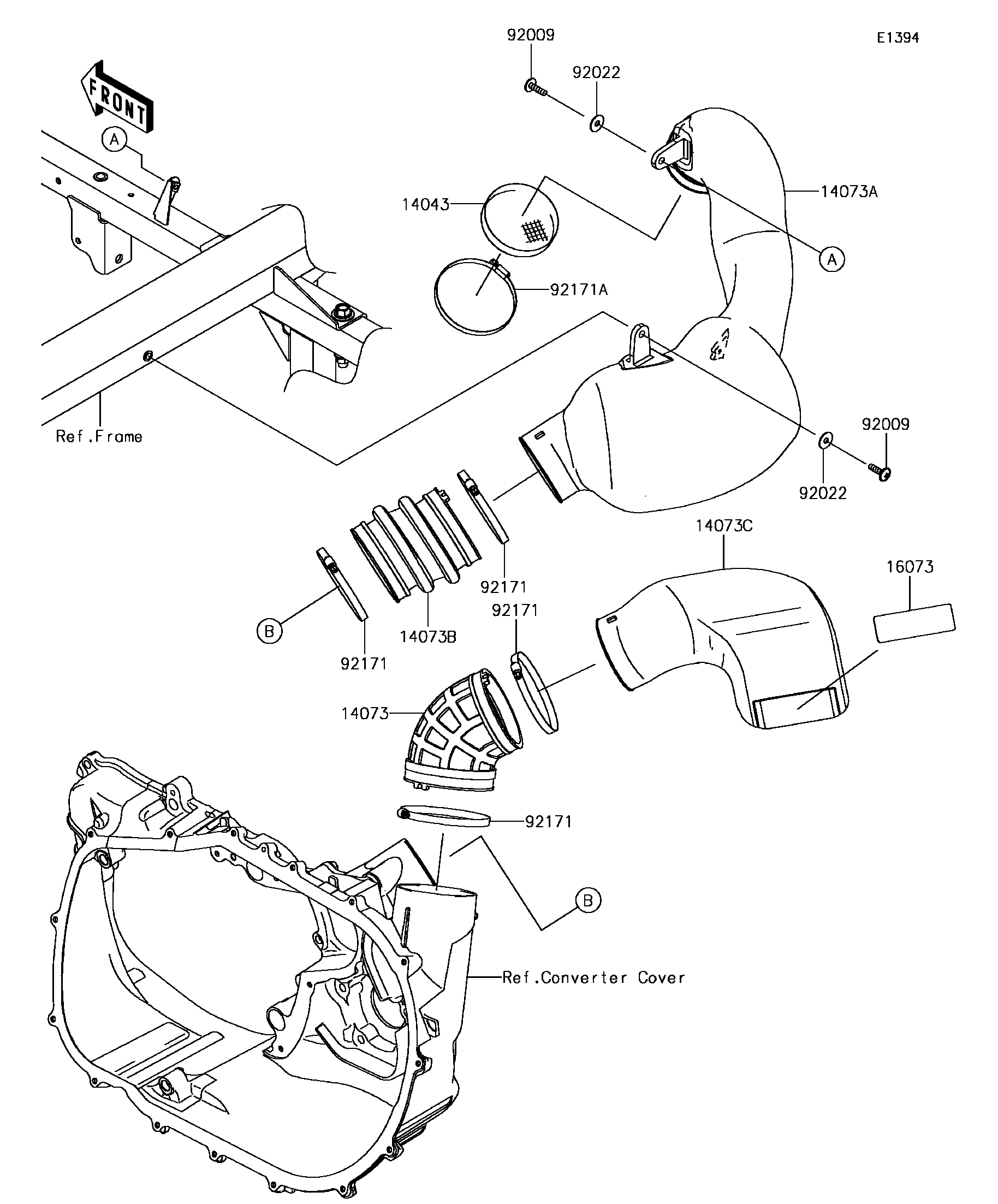 Air Cleaner-Belt Converter