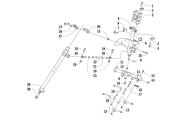 STEERING POST ASSEMBLY