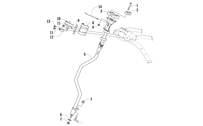 STEERING POST ASSEMBLY