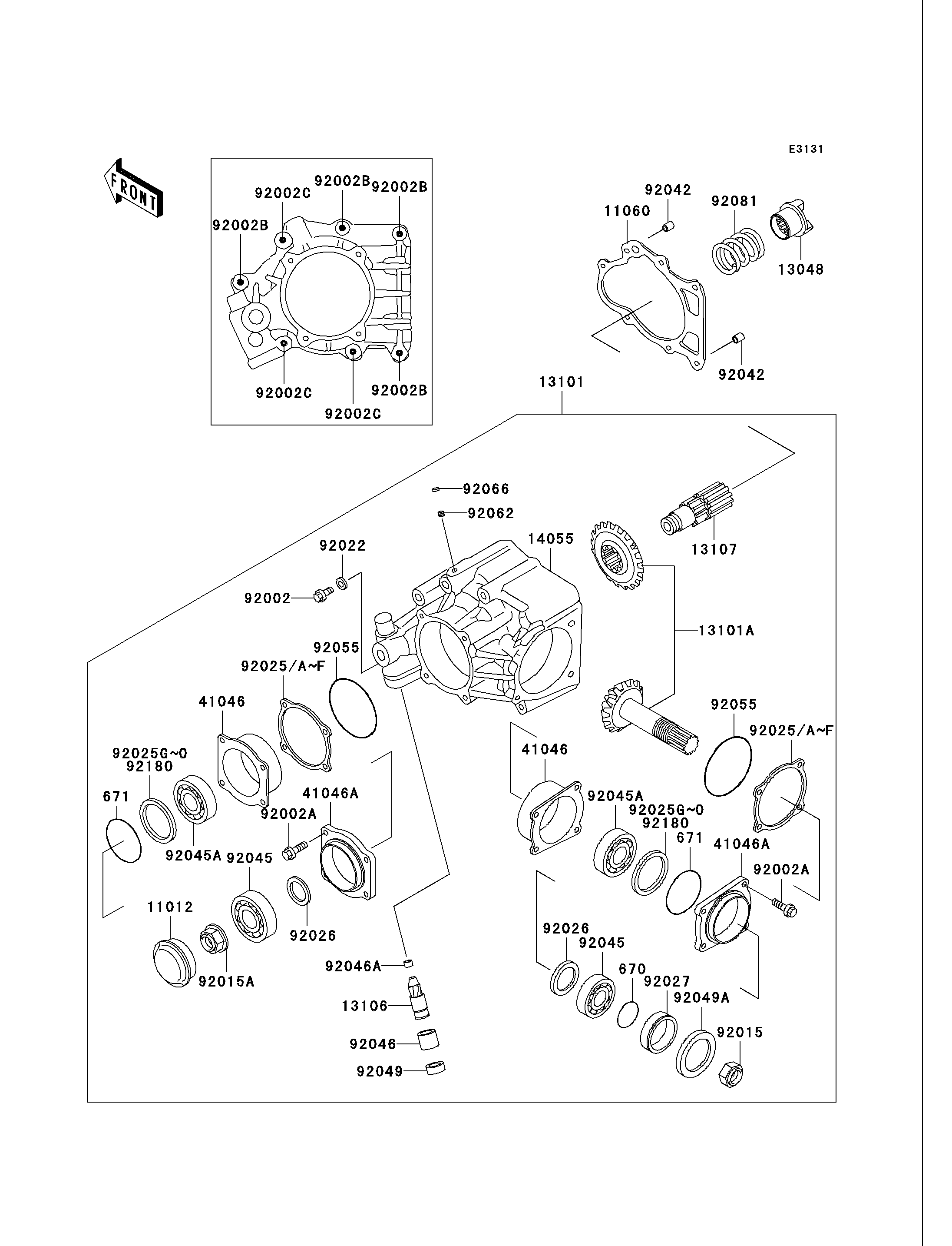 Front Bevel Gear