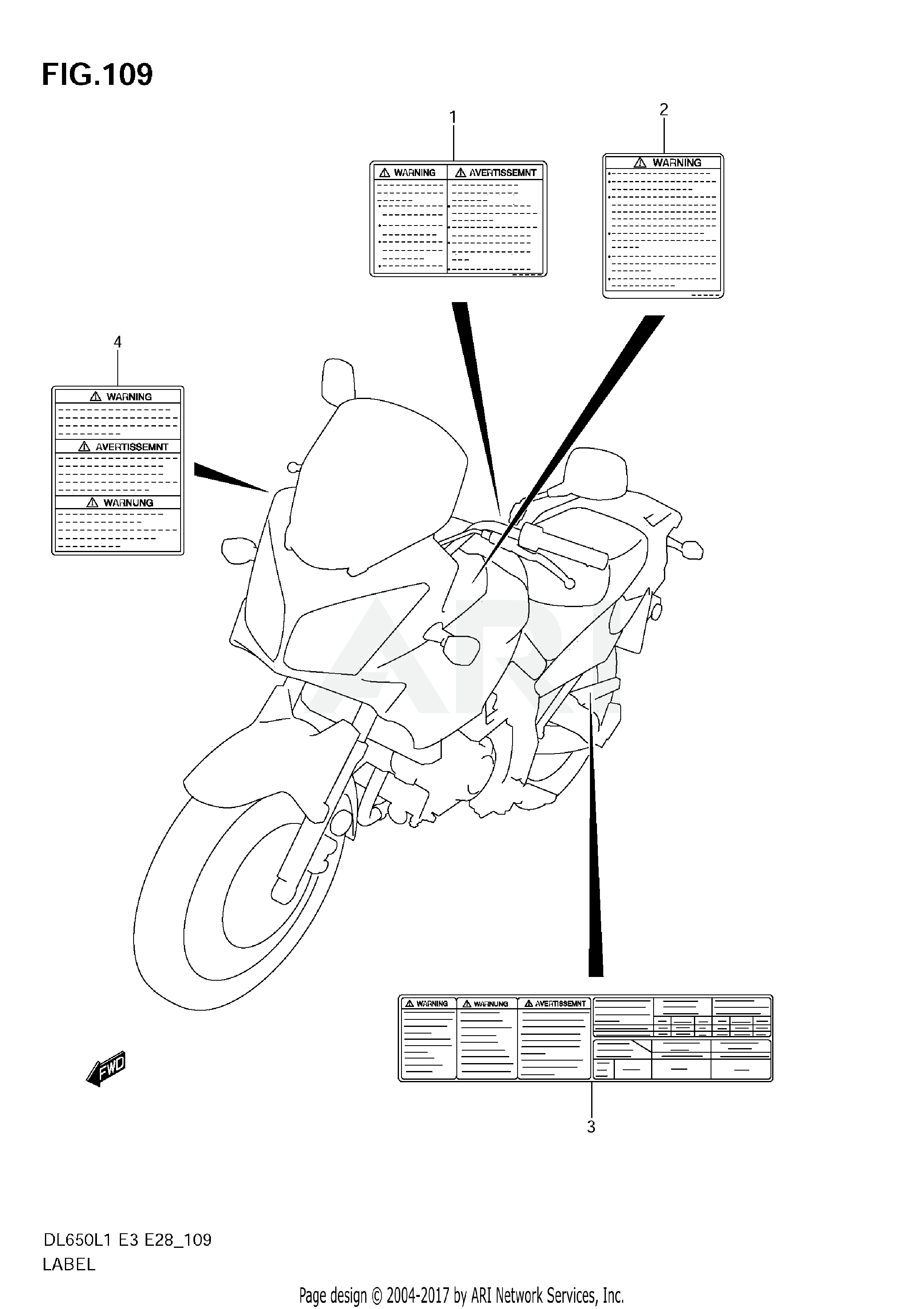 LABEL (DL650 L1 E28)