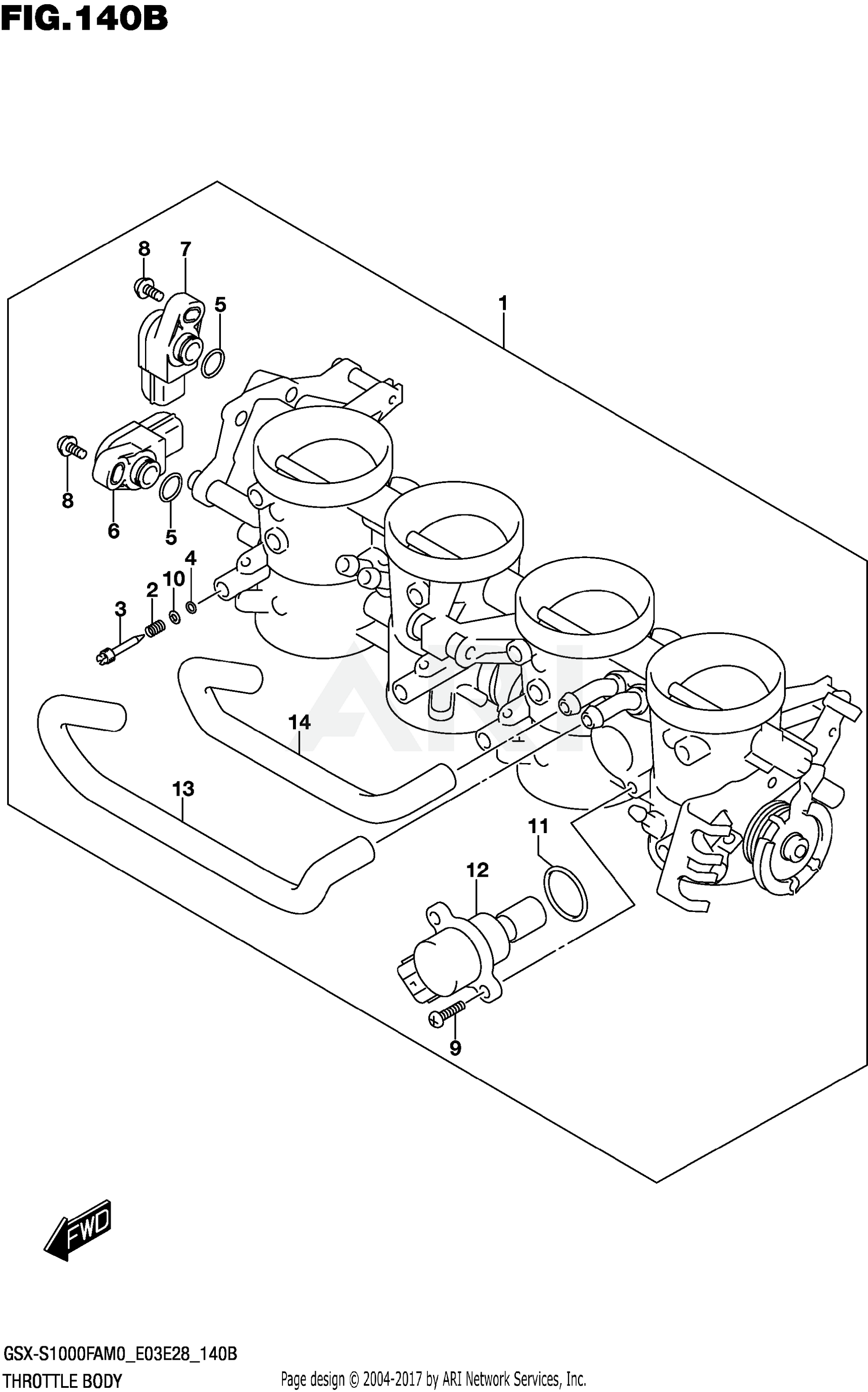 THROTTLE BODY (E33)