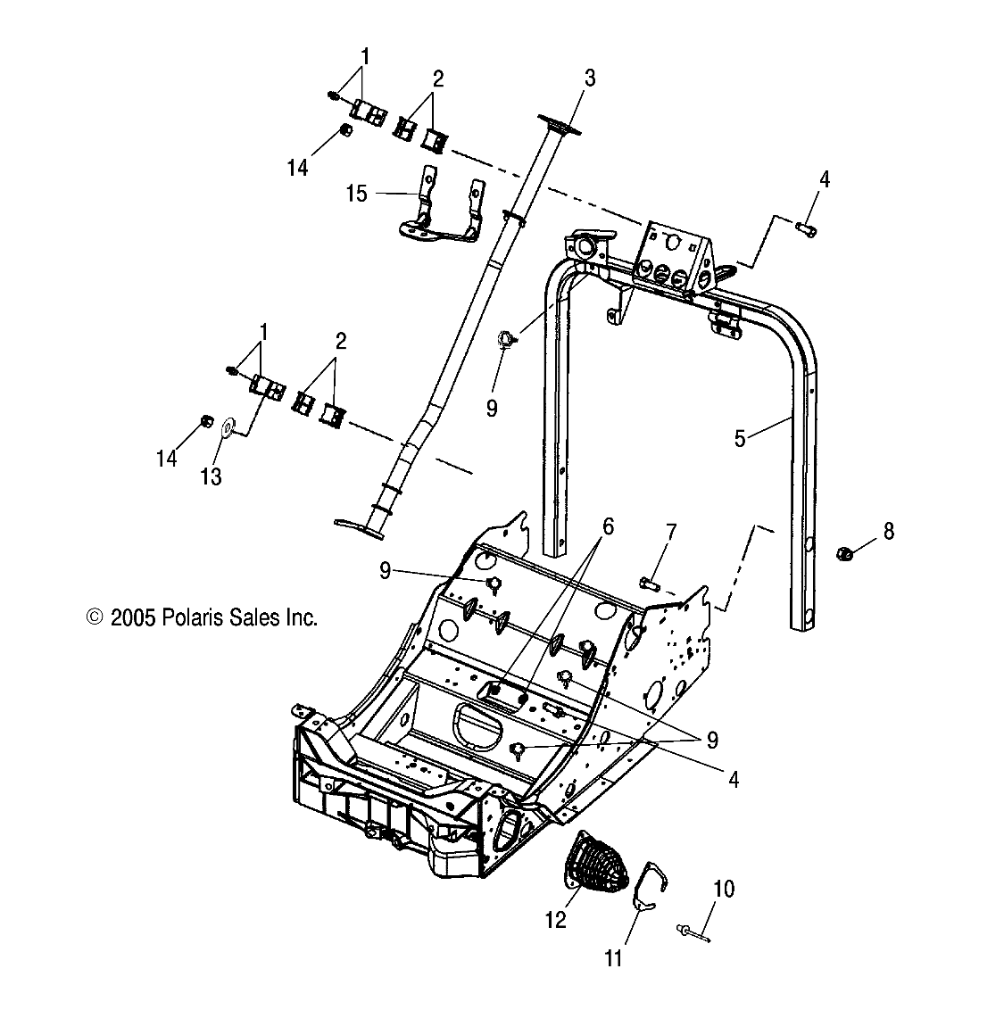 STEERING/POST - S07NJ5BS/BE (4997279727B05)