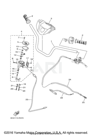 STEERING HANDLE CABLE