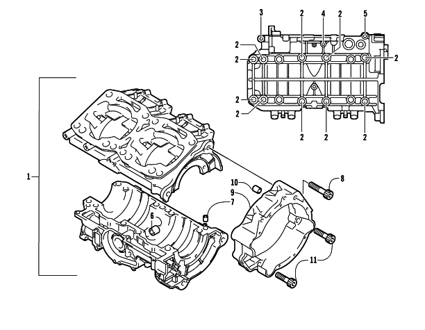 CRANKCASE ASSEMBLY