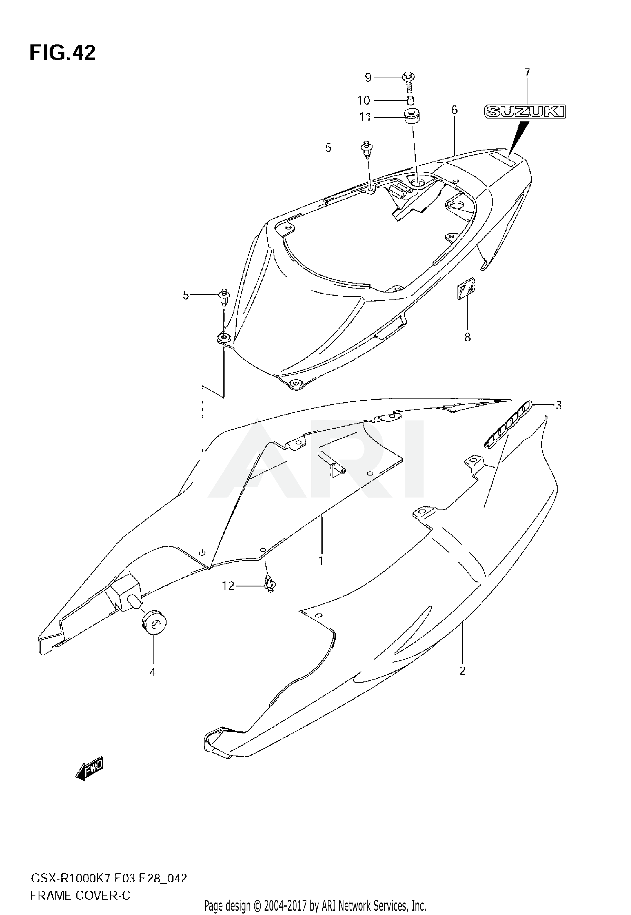 FRAME COVER (MODEL K7)