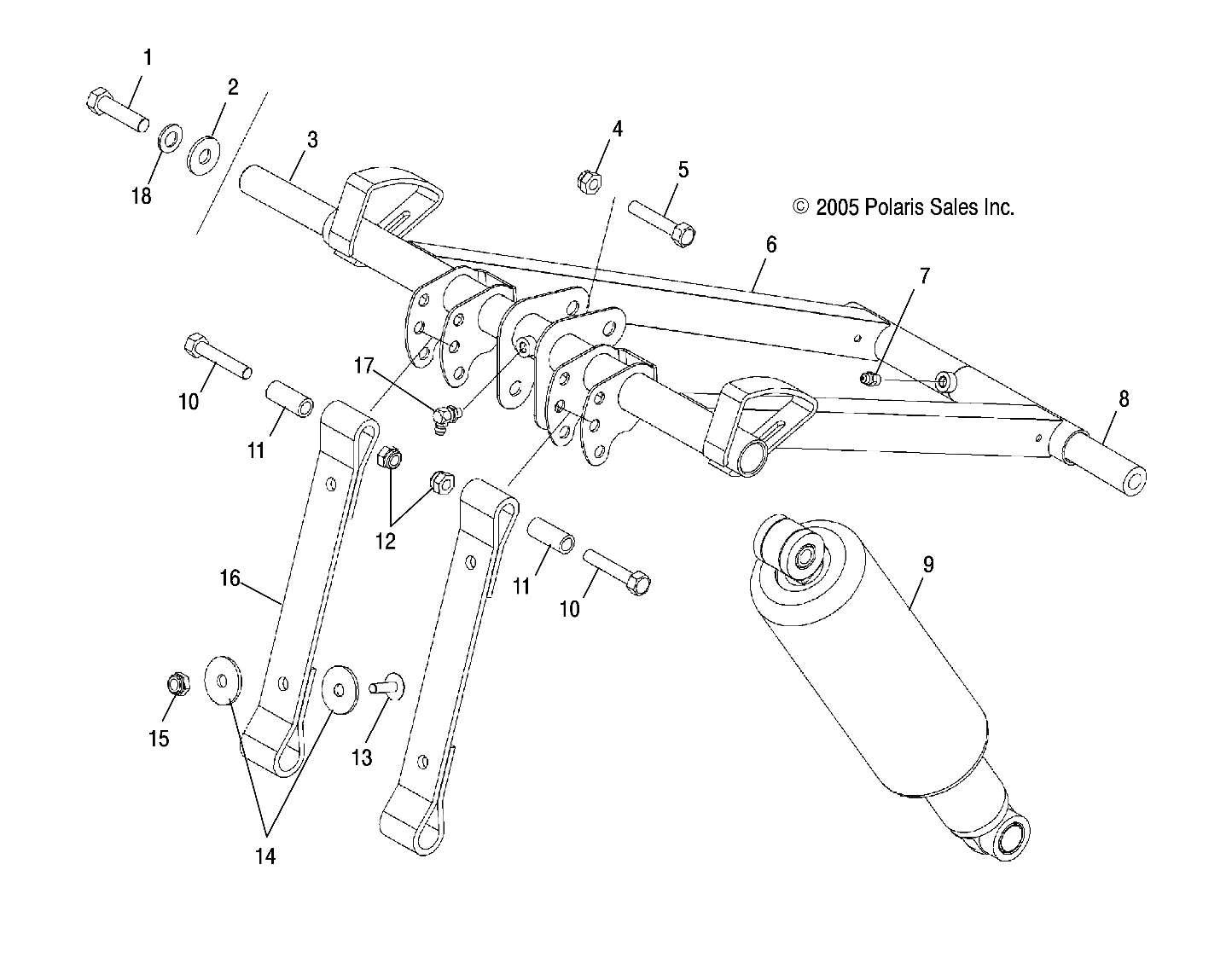 TORQUE ARM, FRONT - S07PS6HS/HSA/HSB (4997459745B13)