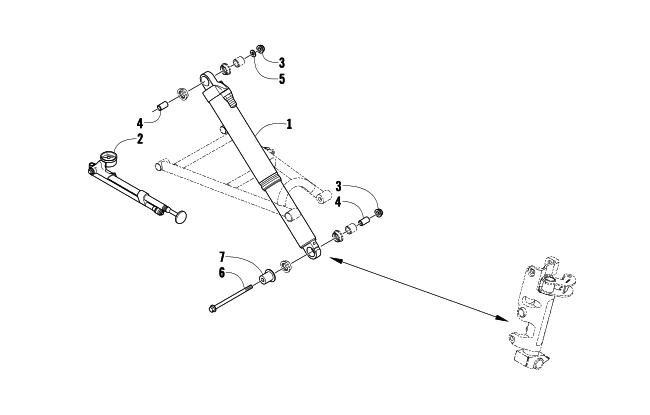 FRONT SUSPENSION SHOCK ABSORBER ASSEMBLY