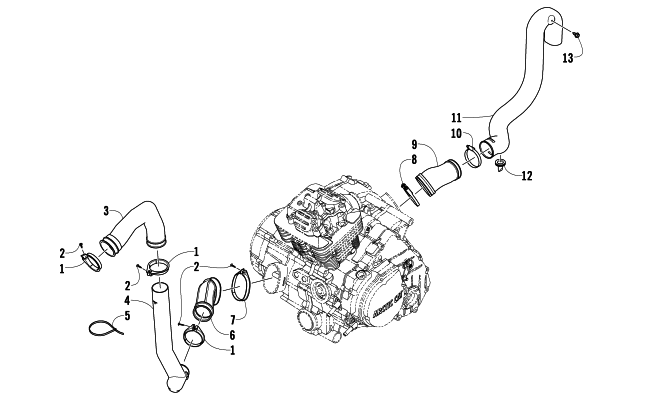 CASE/BELT COOLING ASSEMBLY