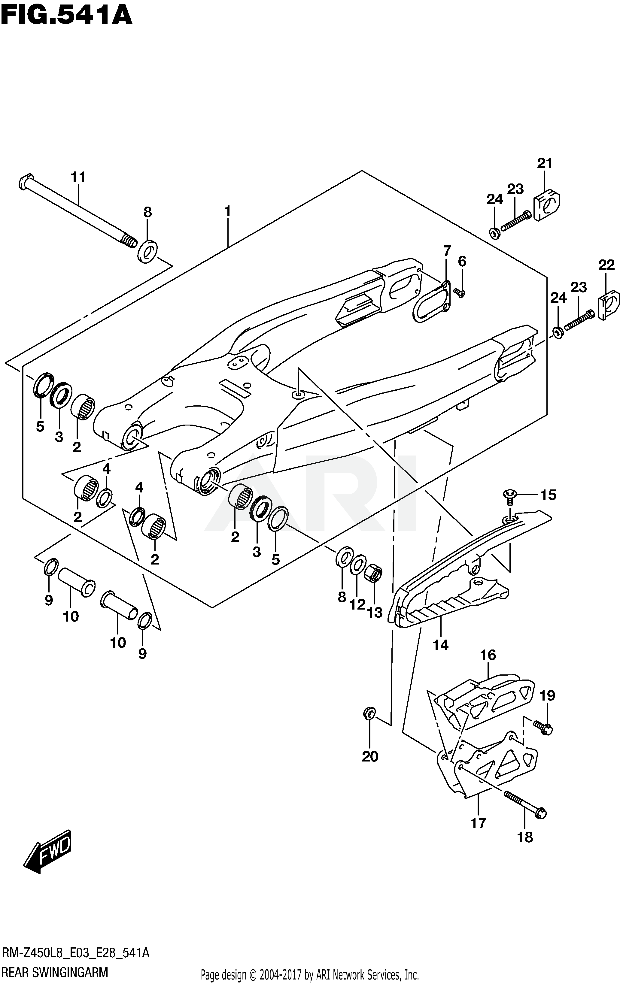 REAR SWINGINGARM