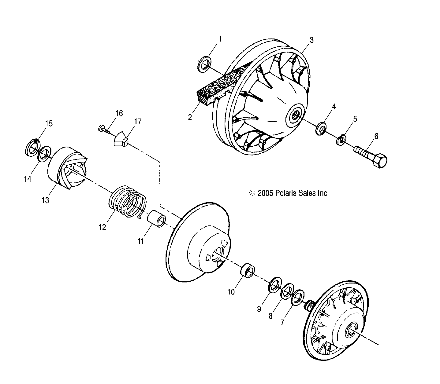 DRIVEN CLUTCH - A06BG50AA/FA (4999200059920005C06)