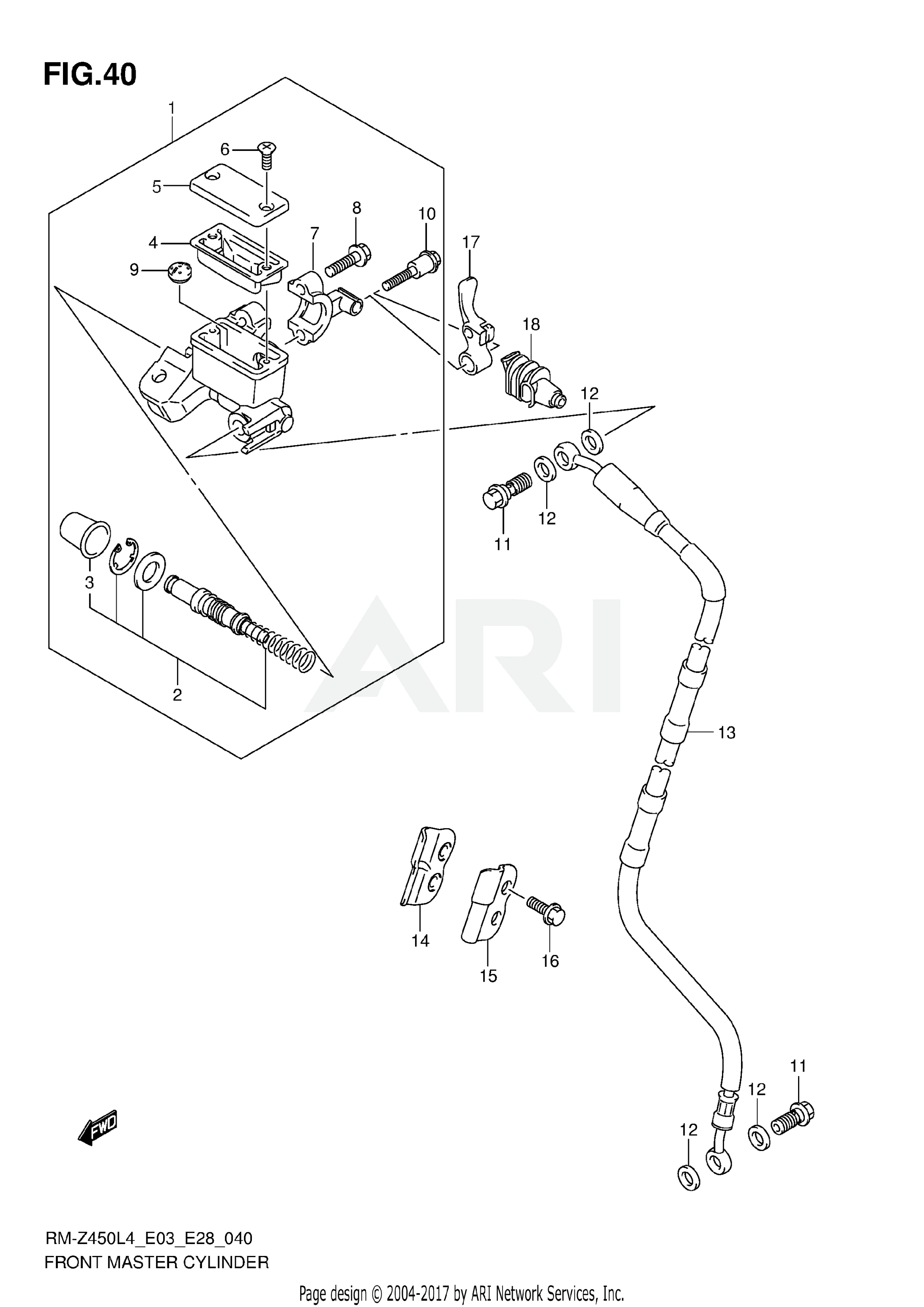 FRONT MASTER CYLINDER