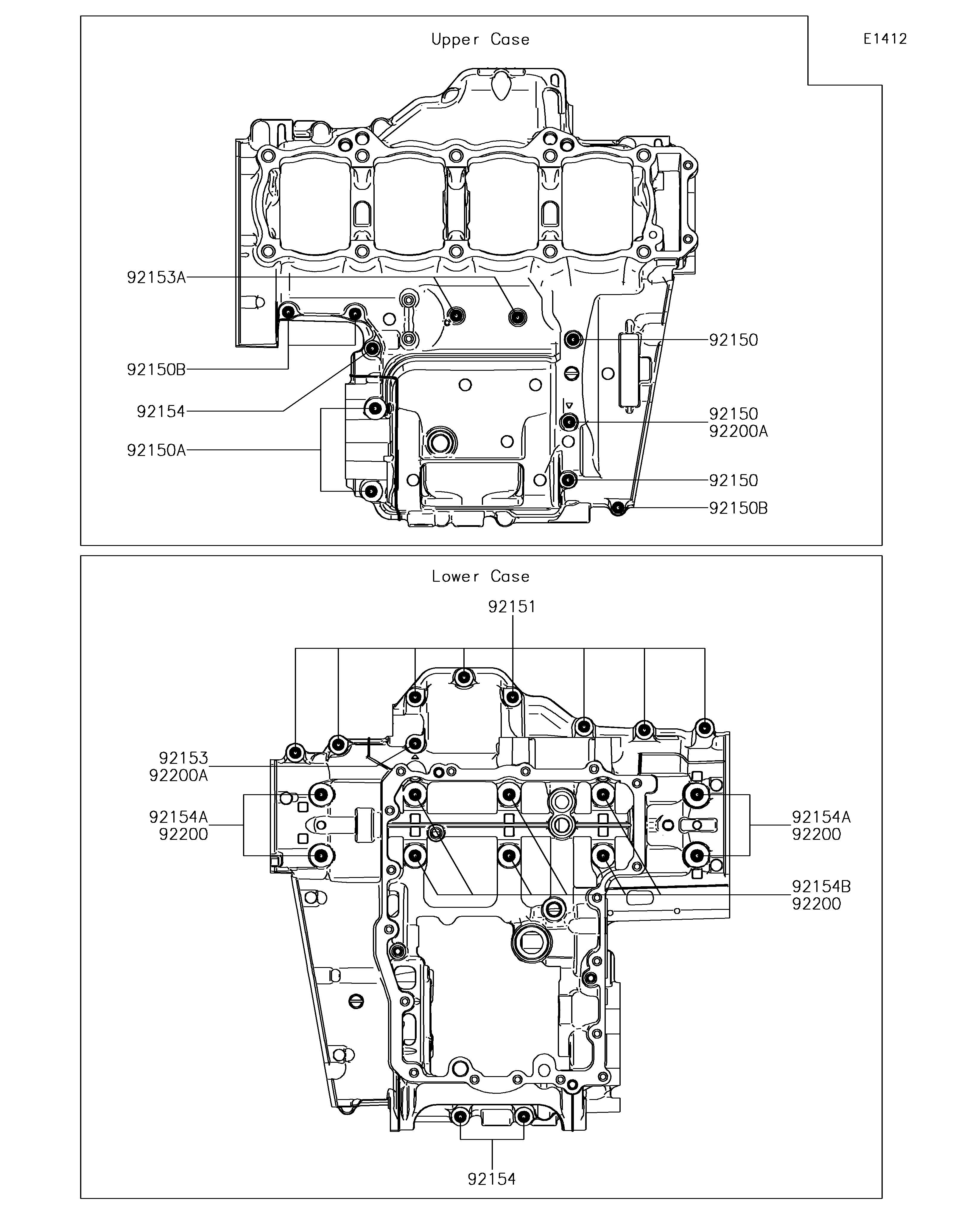 Crankcase Bolt Pattern