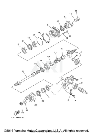 MIDDLE DRIVE GEAR