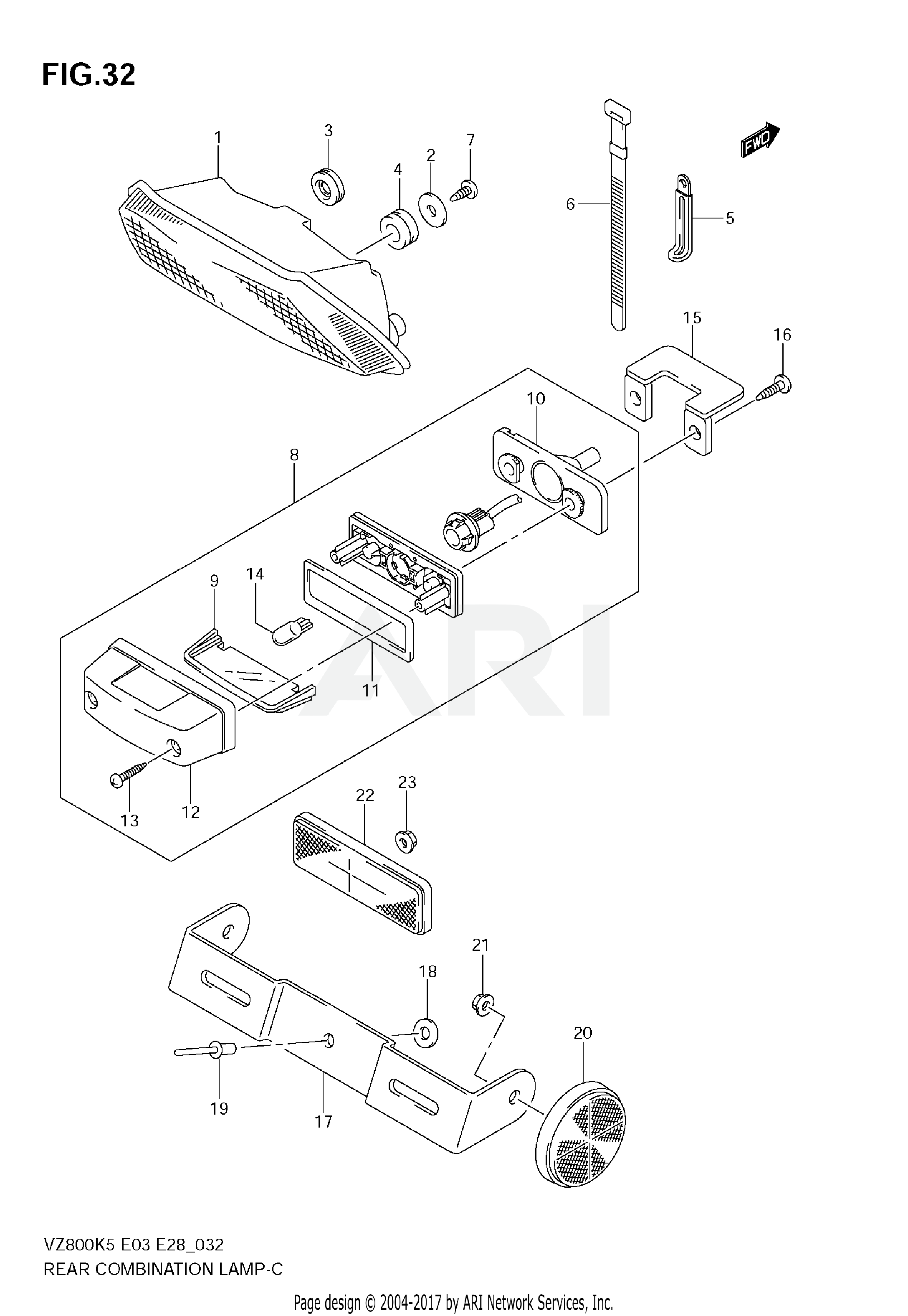 REAR COMBINATION LAMP