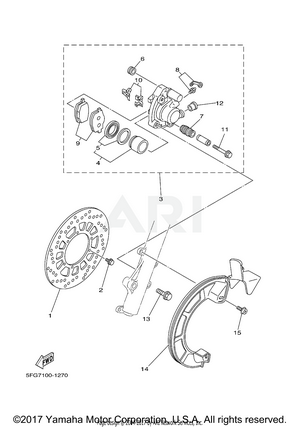 FRONT BRAKE CALIPER