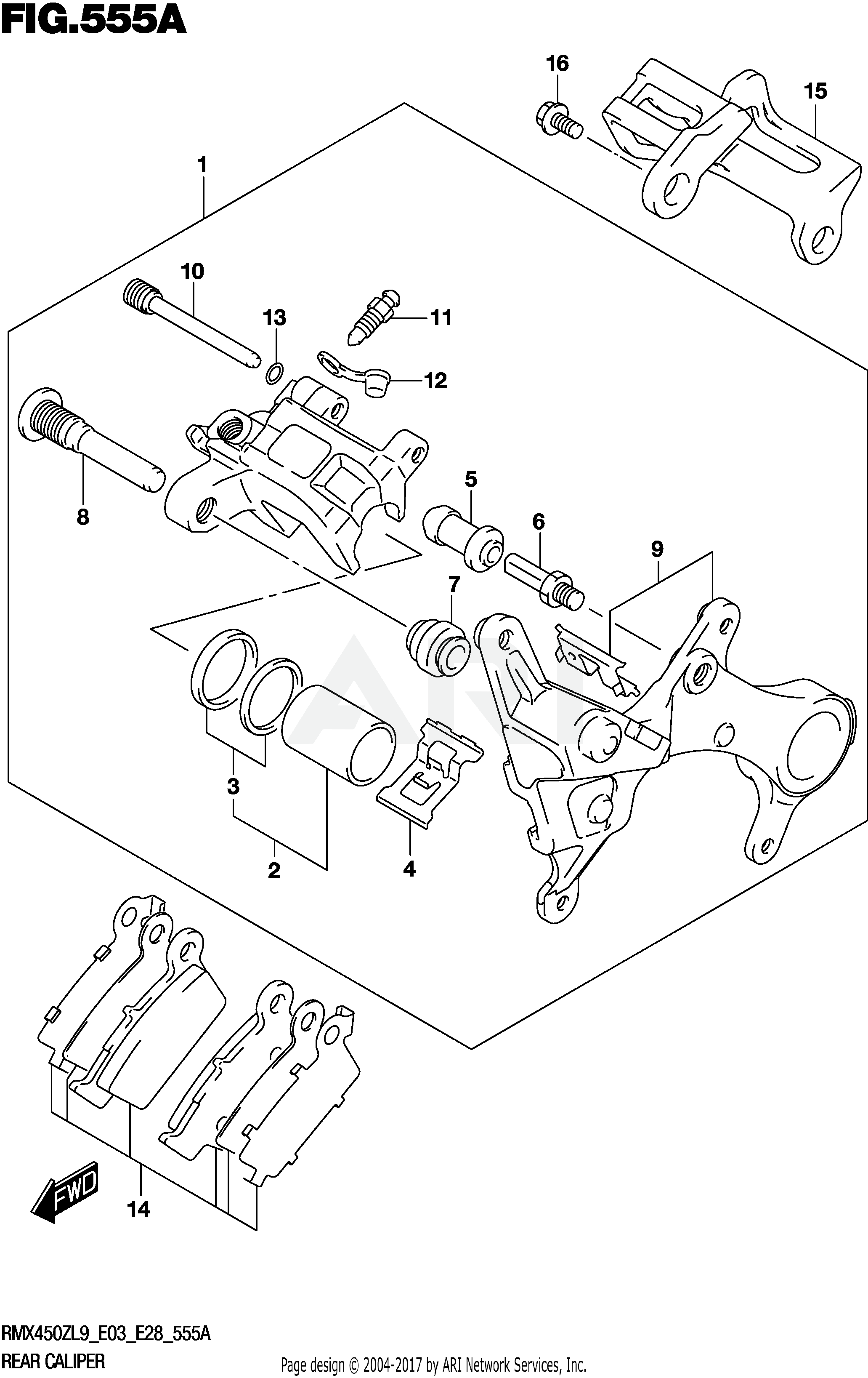 REAR CALIPER