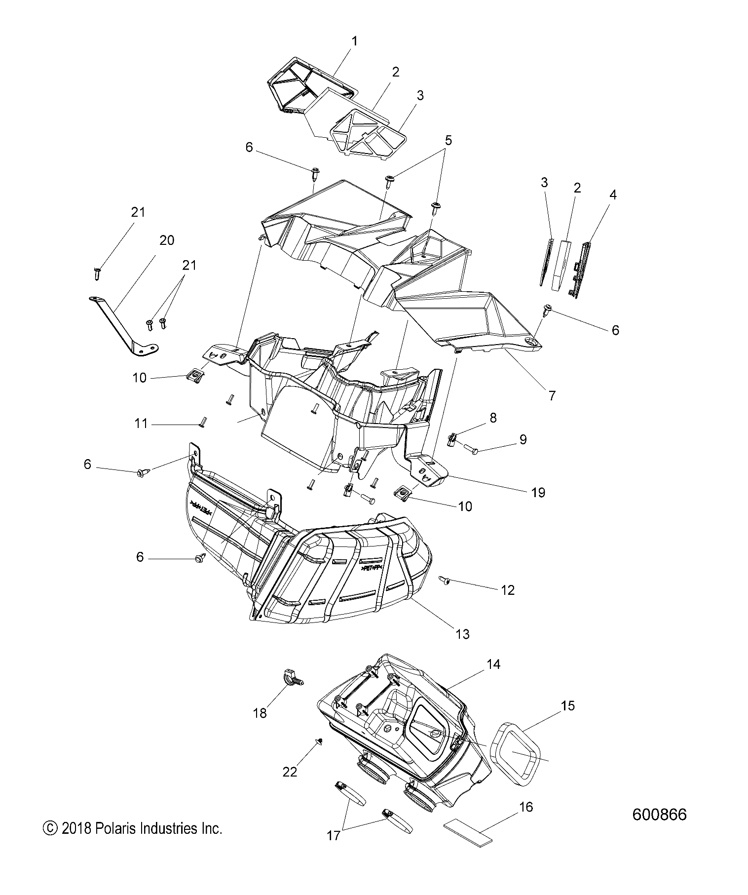 ENGINE, AIR INTAKE SYSTEM - S19DDE6PSL (600866)