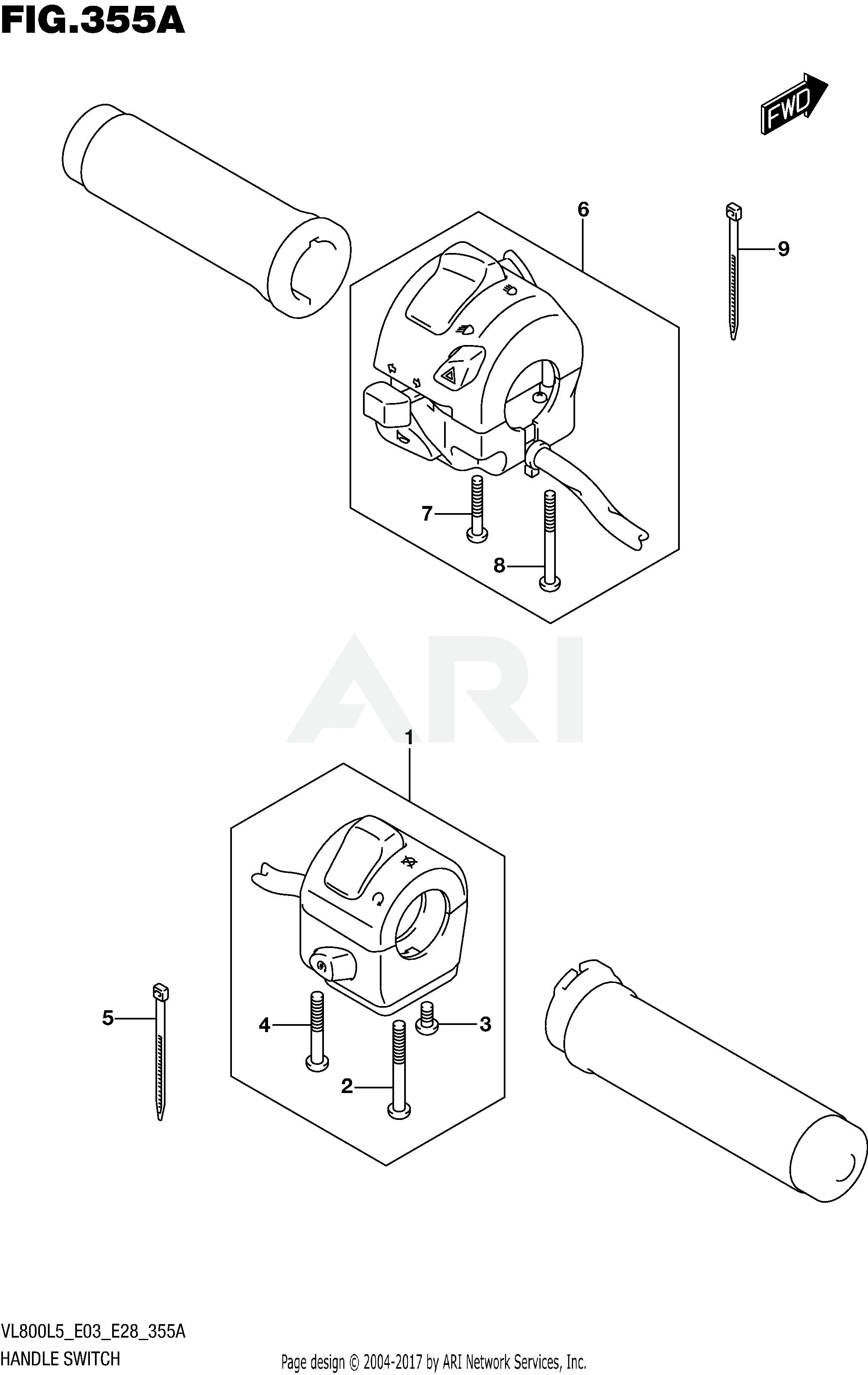 HANDLE SWITCH (VL800L5 E03)